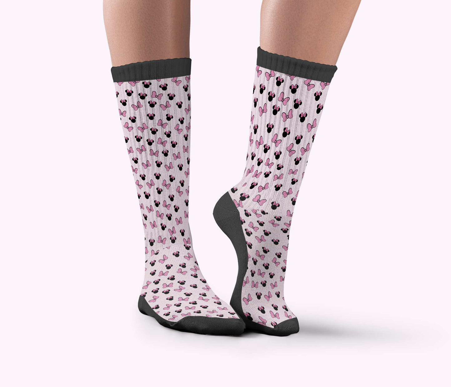 Butterfly Pink Diabetic Socks