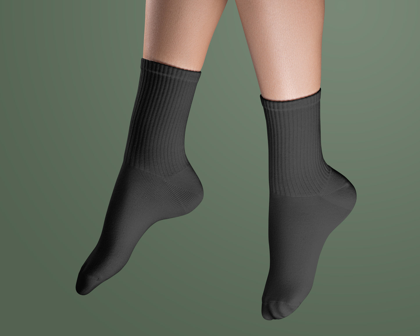 Diabetic Plain Black socks