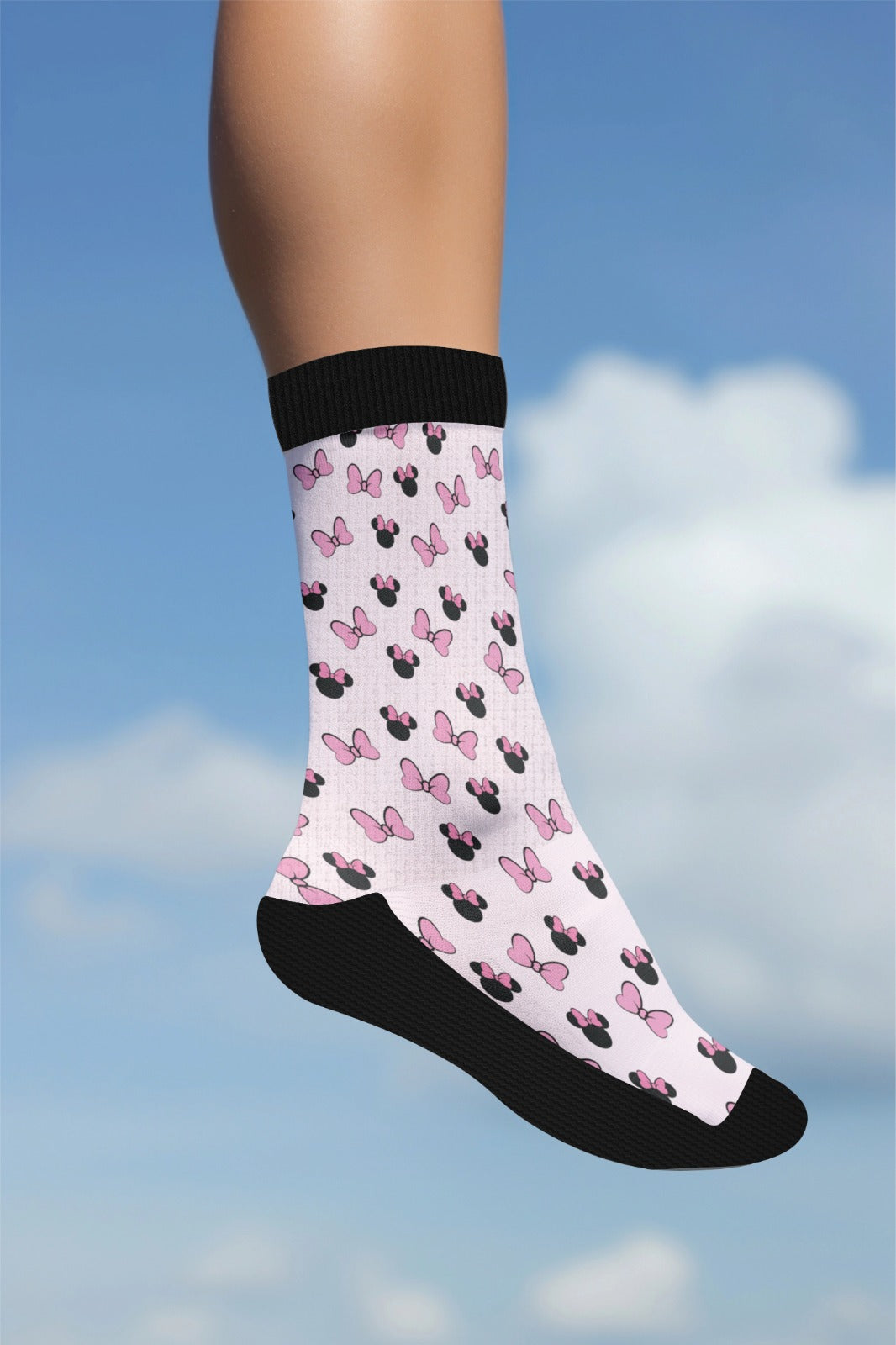 Butterfly Pink Diabetic Socks