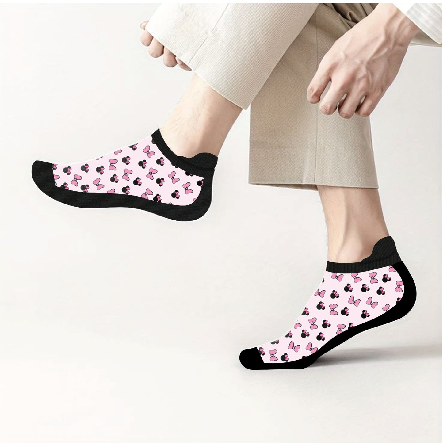 Butterfly Pink Diabetic Socks