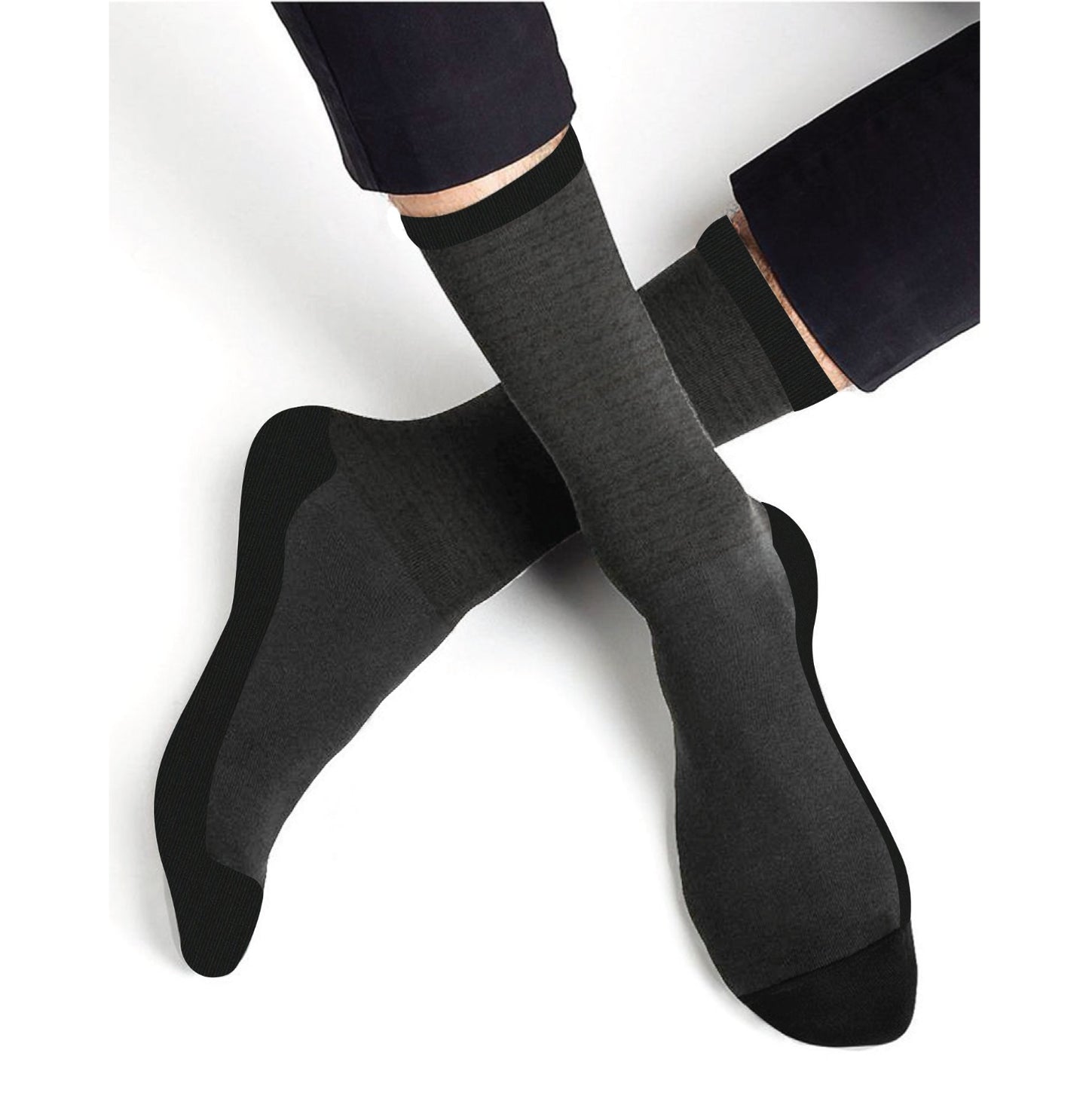 Diabetic Plain Black socks