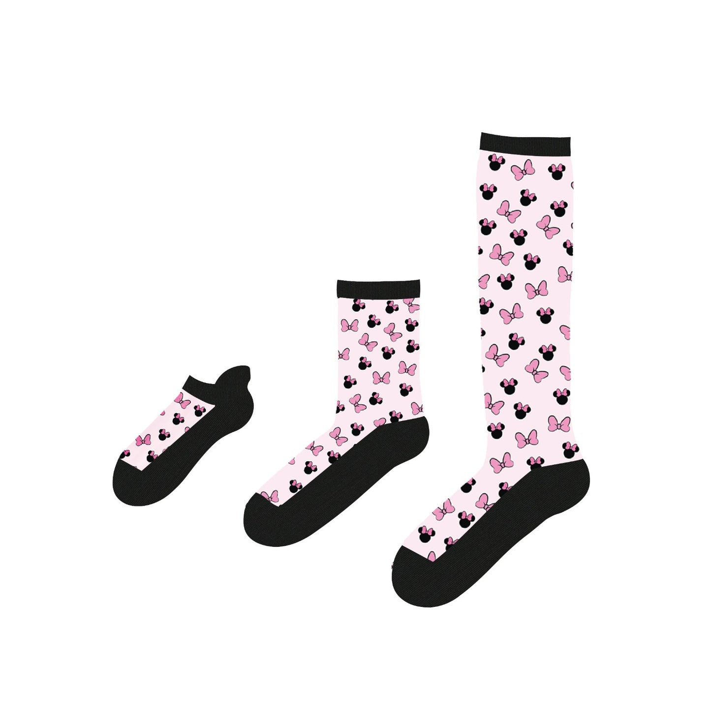 Butterfly Pink Diabetic Socks