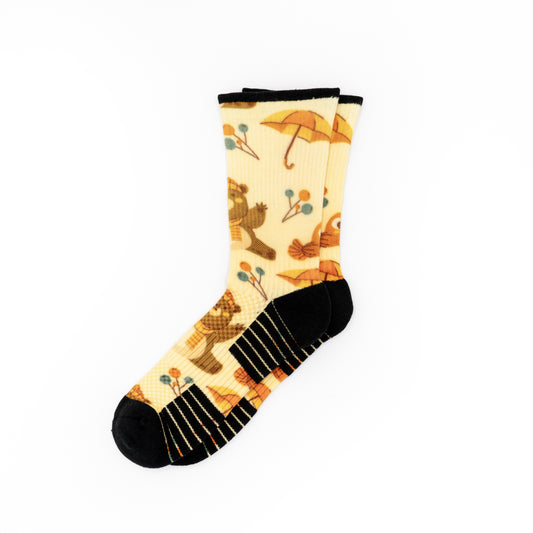 Beary Bliss Compression Socks Crew